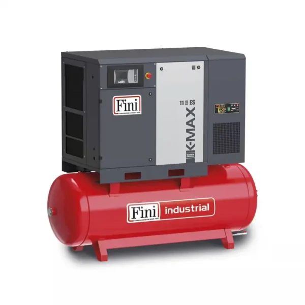 FINI K-MAX ROTARY SCREW AIR COMPRESSOR 11KW 500LT WITH DRYER WITH DRYER