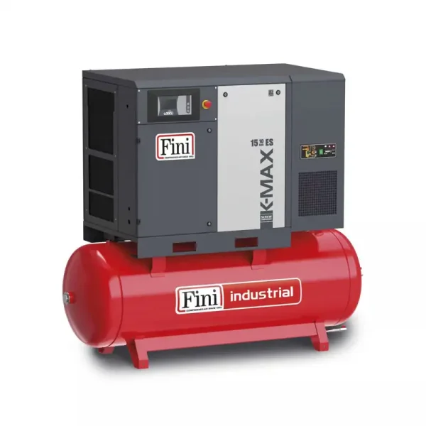 FINI K-MAX ROTARY SCREW AIR COMPRESSOR 15kW 500LT WITH DRYER WITH DRYER