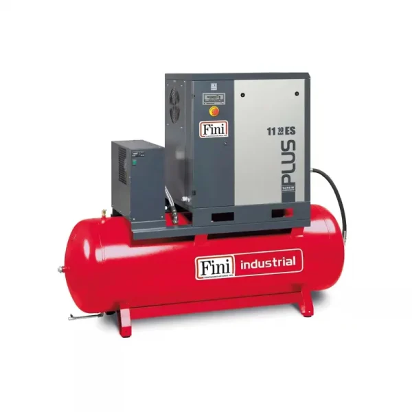 FINI PLUS ROTARY SCREW AIR COMPRESSOR - 11KW 270LT  HIGH PRESSURE 15BAR WITH DRYER