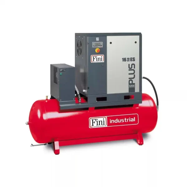 FINI PLUS ROTARY SCREW AIR COMPRESSOR - 15KW  500LT HIGH PRESSURE 15BAR WITH DRYER