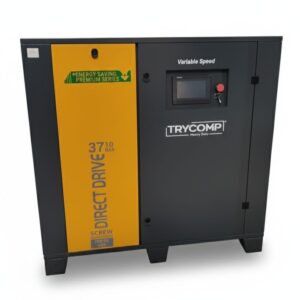 TRYCOMP ROTARY AIR SCREW COMPRESSOR- 45kW Direct Drive FLOOR MOUNTED | 8 Bar | TRY-TB60F 08